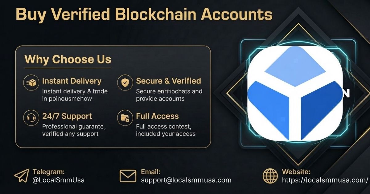 Buy Verified Blockchain Accounts