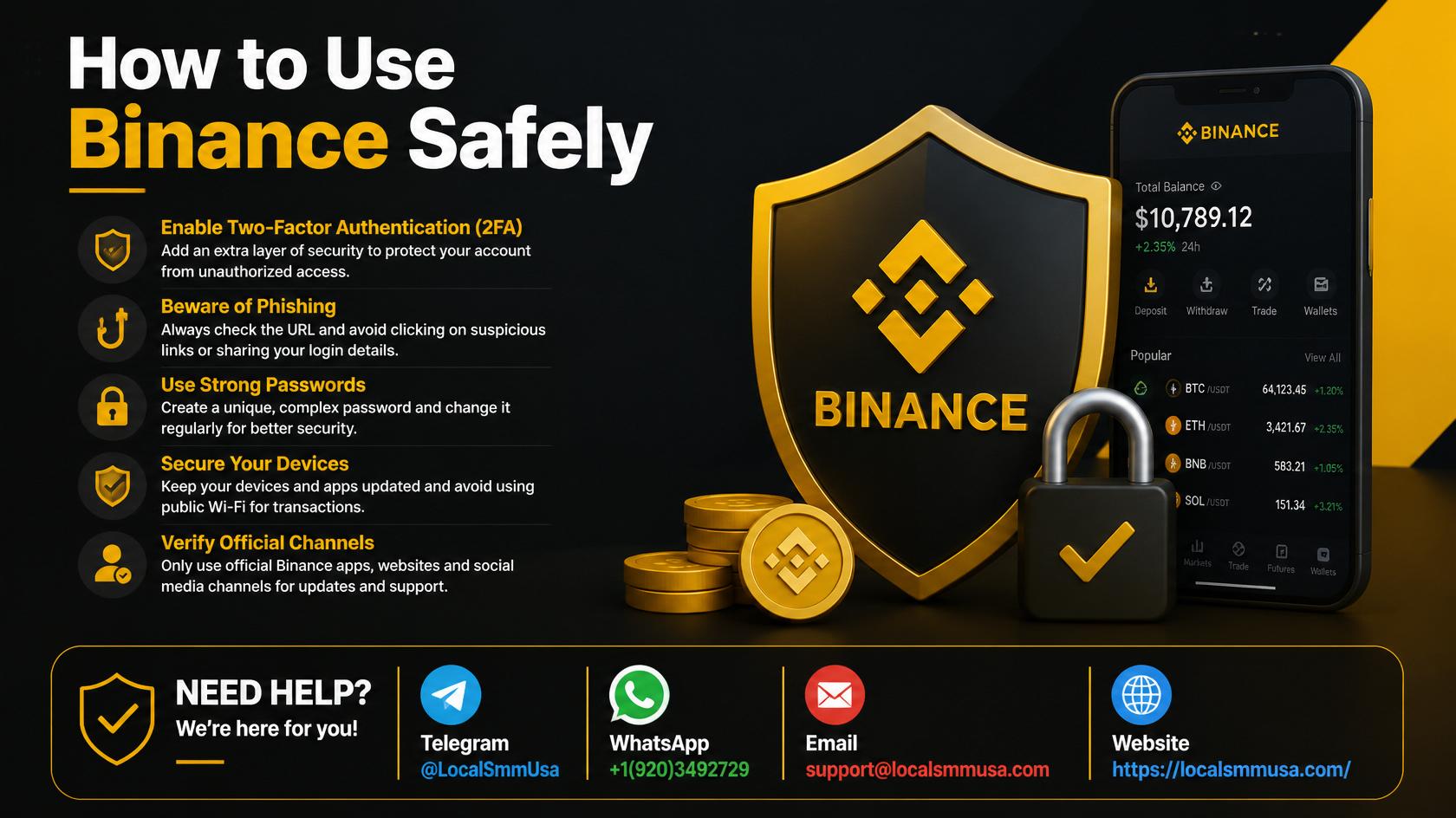 How to Use Binance Safely For Biginners
